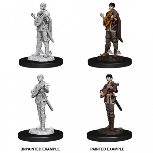 Female Half Elf Bard - D&D Nolzur's Marvelous Miniatures - W7