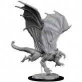 Young Black Dragon - D&D Nolzur's Marvelous Miniatures - W8