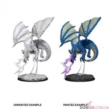Young Blue Dragon - D&D Nolzur's Marvelous Miniatures - W8