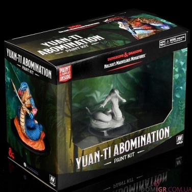 Paint Kit: Yuan-ti Abomination - D&D Nolzur's Marvelous Miniatures