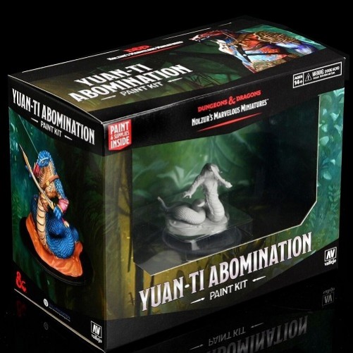 Paint Kit: Yuan-ti Abomination - D&D Nolzur's Marvelous Miniatures