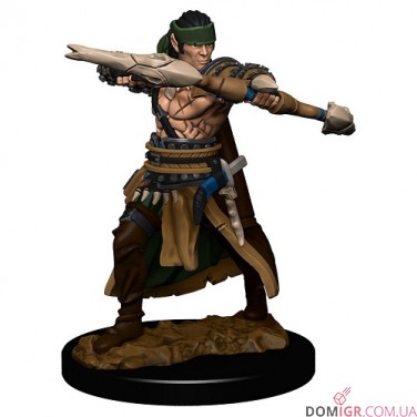 Male Half-Elf Ranger - Pathfinder Battles: Premium Painted Figure