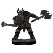 Male Half-Orc Barbarian - Pathfinder Battles: Premium Painted Figure