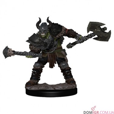 Male Half-Orc Barbarian - Pathfinder Battles: Premium Painted Figure