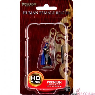 Female Human Rogue - Pathfinder Battles: Premium Painted Figure