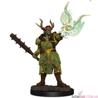 Male Half-Ord Druild - Pathfinder Battles: Premium Painted Figure