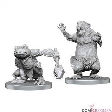 Boggard Scout and Castoroides - Pathfinder Deep Cuts - W26