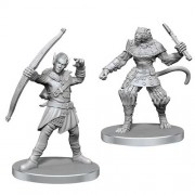 Elf Hunter and Catfolk Bandit - Pathfinder Deep Cuts - W26