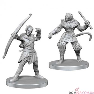 Elf Hunter and Catfolk Bandit - Pathfinder Deep Cuts - W26