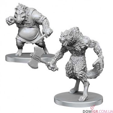 Werewolf and Wereboar - Pathfinder Deep Cuts - W26