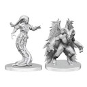 Gylou (Handmaiden Devil) and Ferrugon (Rust Devil) - Pathfinder Deep Cuts - W27