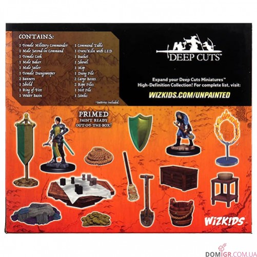 Towns People: Castle II Kingdom Retainers - WizKids Deep Cuts - W12