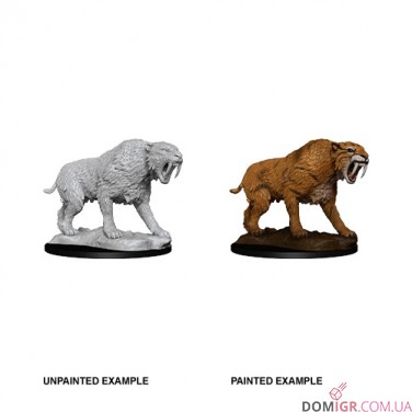 Saber-Toothed Tiger - WizKids Deep Cuts - W14