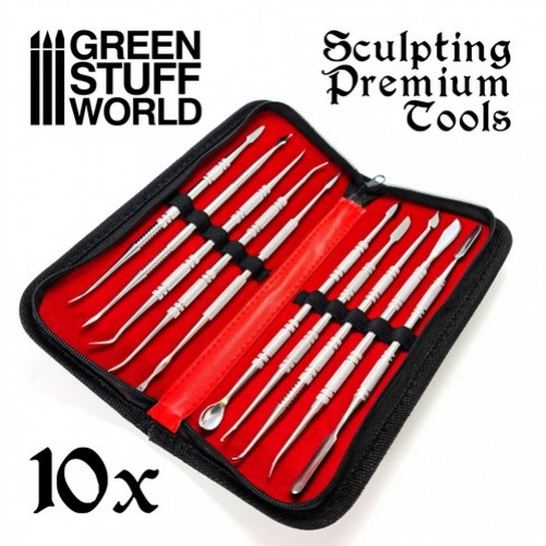 GSW - Professional Sculpting Tools with case x10