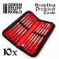 GSW - Professional Sculpting Tools with case x10