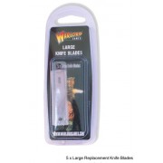 Warlord Large Replacement Knife Blades x 5