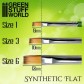 GREEN SERIES Flat Synthetic Brush Size 1 (2458)