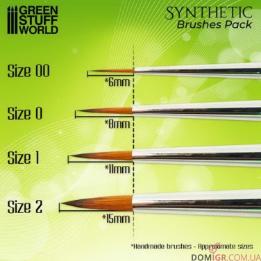 GREEN SERIES Synthetic Brush - Size 1 (2330)