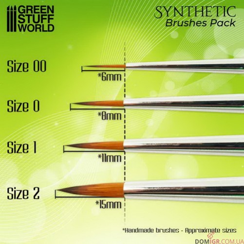 GREEN SERIES Synthetic Brush - Size 1 (2330)