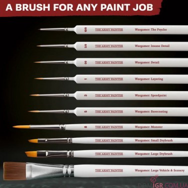 Wargamer Brush — Detail (2025)