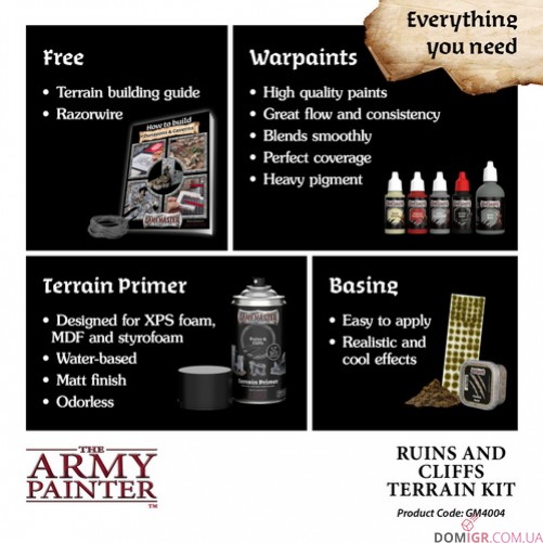 Gamemaster: Ruins & Cliffs Terrain Kit