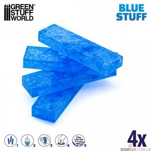 Blue Stuff Mold 4 Bars