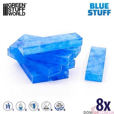 Blue Stuff Mold 8 bars