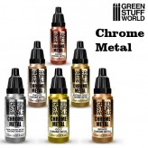 GSW: Chrome Metal 17 ml (в асортименті) Купить GSW: Chrome Metal 17 ml (в асортименті) (Краски GSW)