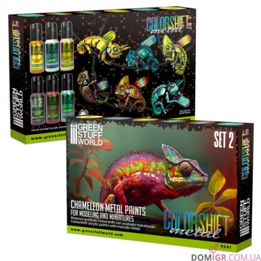 Купить GSW - Colorshift Metal Chameleon Acrylic Paint Set 2 (9341) GSW - Colorshift Metal Chameleon Acrylic Paint Set 2 (9341)