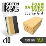 Foam Sanding Pads - 180 Grit