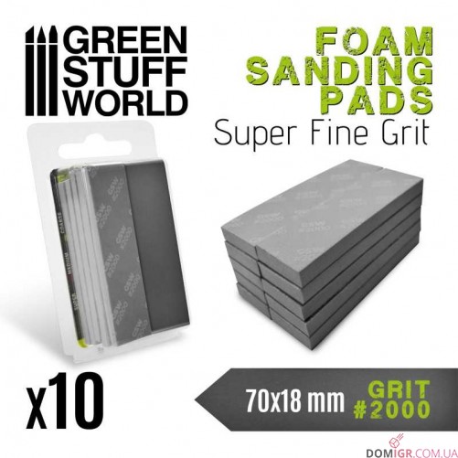Foam Sanding Pads - 2000 Grit