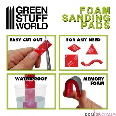 Foam Sanding Pads - 2000 Grit
