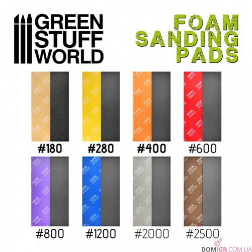 Foam Sanding Pads - 280 Grit