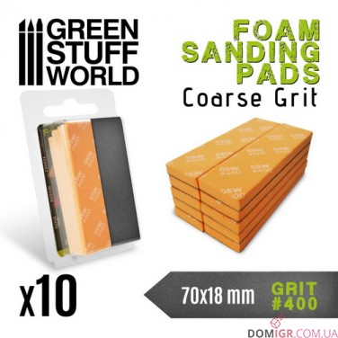 Foam Sanding Pads - 400 Grit