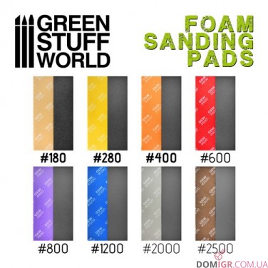 Foam Sanding Pads - 400 Grit