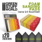 Foam Sanding Pads - Coarse Grit Assortment x20