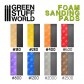 Foam Sanding Pads - Coarse Grit Assortment x20