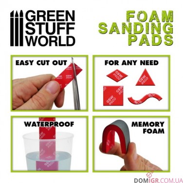 Foam Sanding Pads - Coarse Grit Assortment x20