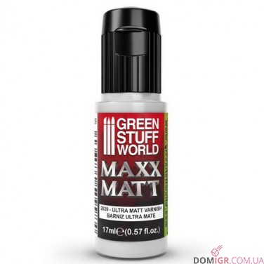 GSW - Maxx Matt Varnish 17ml - Ultra Matte Varnish