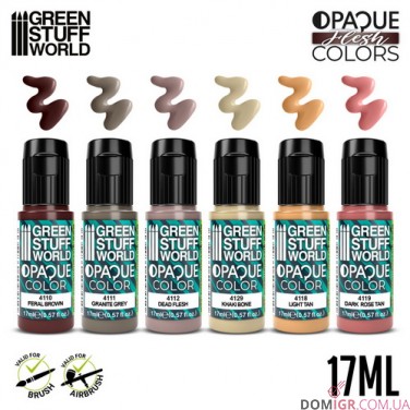 GSW - Opaque Flesh Colours Paint Set (12536)