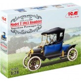 Модель Ford Model T Roadster 1913 р., американський пасажирський автомобіль 1:24 Купить Модель Ford Model T Roadster 1913 р., американський пасажирський автомобіль 1:24 (Моделі, Models, Військові моделі, Деталі діорам)