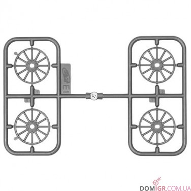 Модель Ford Model T 1914, пожежний автомобіль з екіпажем 1:24