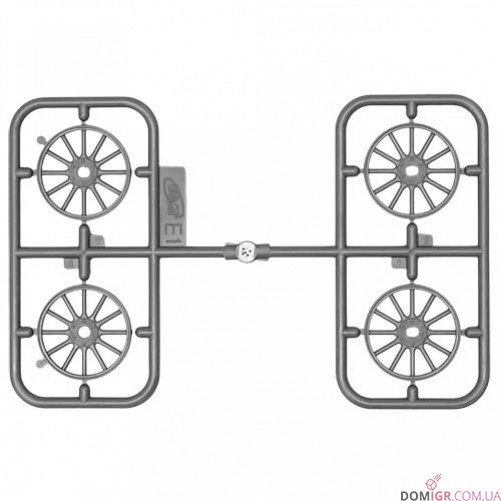 Модель Ford Model T 1914, пожежний автомобіль з екіпажем 1:24