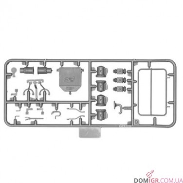 Модель Ford Model T 1914, пожежний автомобіль з екіпажем 1:24