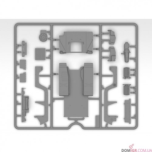 Модель Humvee M1097A2, транспортер вантажів 1:35