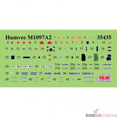 Купити Модель Humvee M1097A2, транспортер вантажів 1:35 Модель Humvee M1097A2, транспортер вантажів 1:35