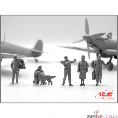 Модель Пілоти і техніки ВПС Великобританії (1939-1945р.) 1:48