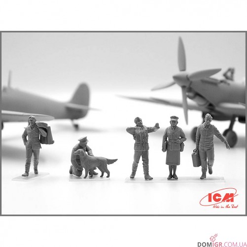 Модель Пілоти і техніки ВПС Великобританії (1939-1945р.) 1:48