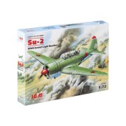 Модель Су-2, радянський легкий бомбардувальник 2 Світової війни 1:72