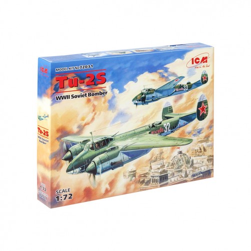 Модель Ту-2С, радянський бомбардувальник 2 Світової війни 1:72
